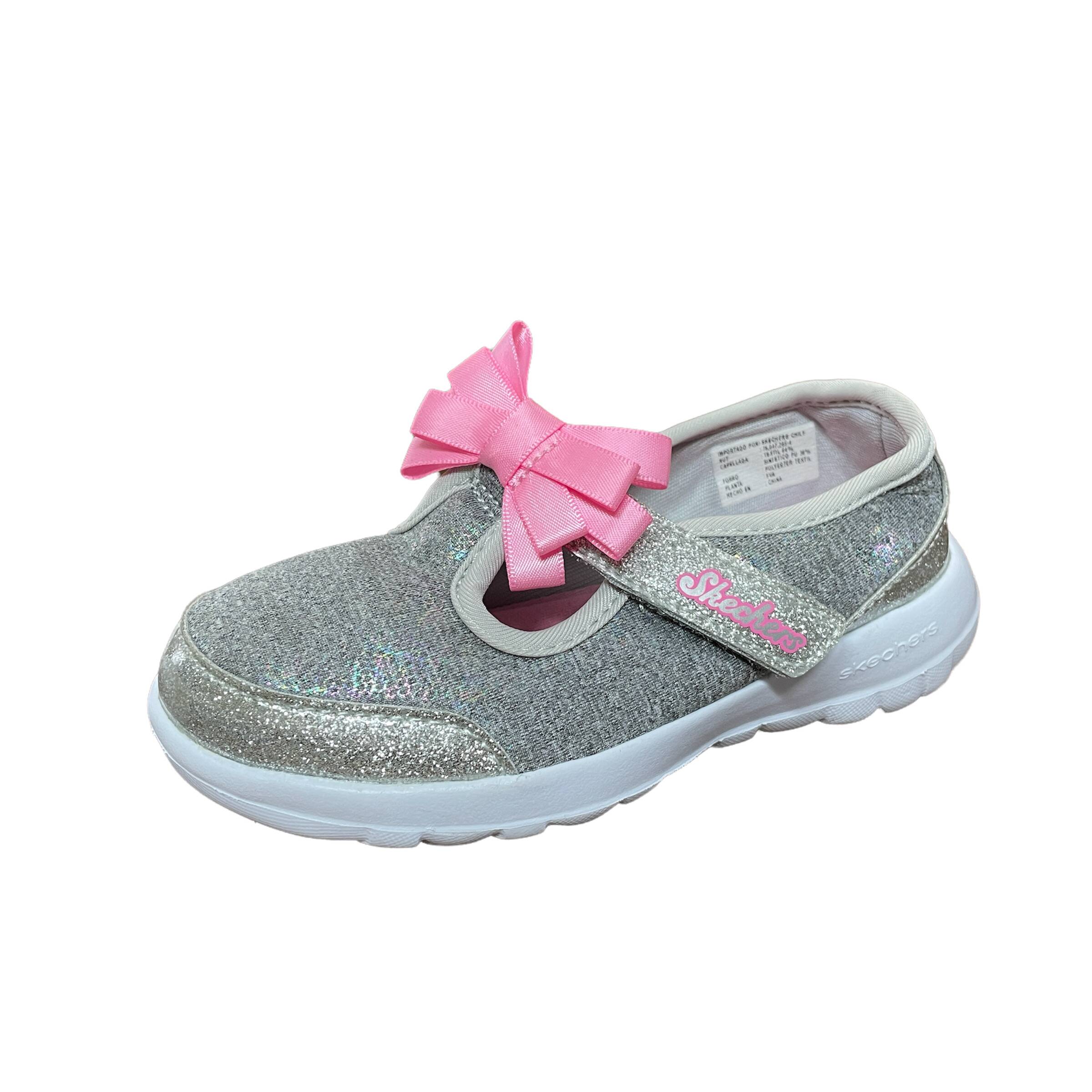  کفش راحتی دخترانه اسکچرز مدل 82090N-GYPK